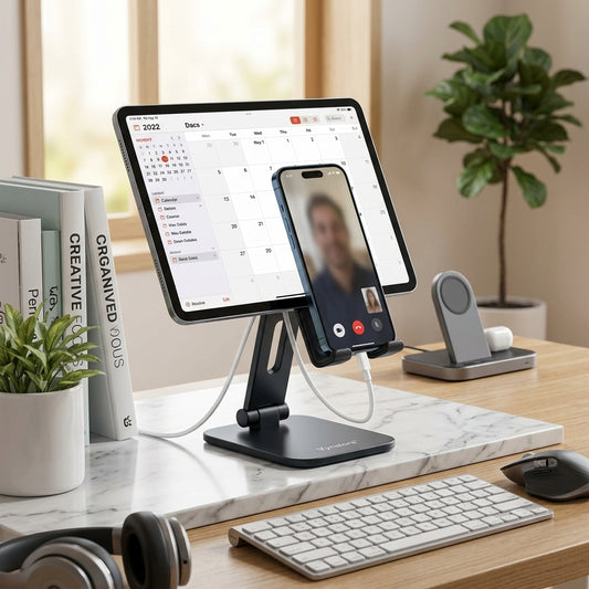 Vynalora™ AeroDock Adjustable Phone & Tablet Stand