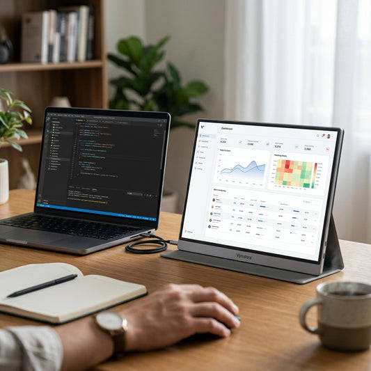 Vynalora™ VistaEdge Ultra-Slim Portable Monitor