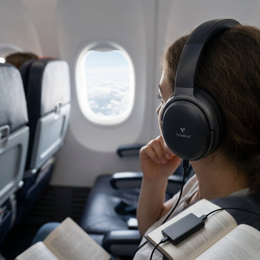 Vynalora™ NovaWave Active Noise Cancelling Headphones