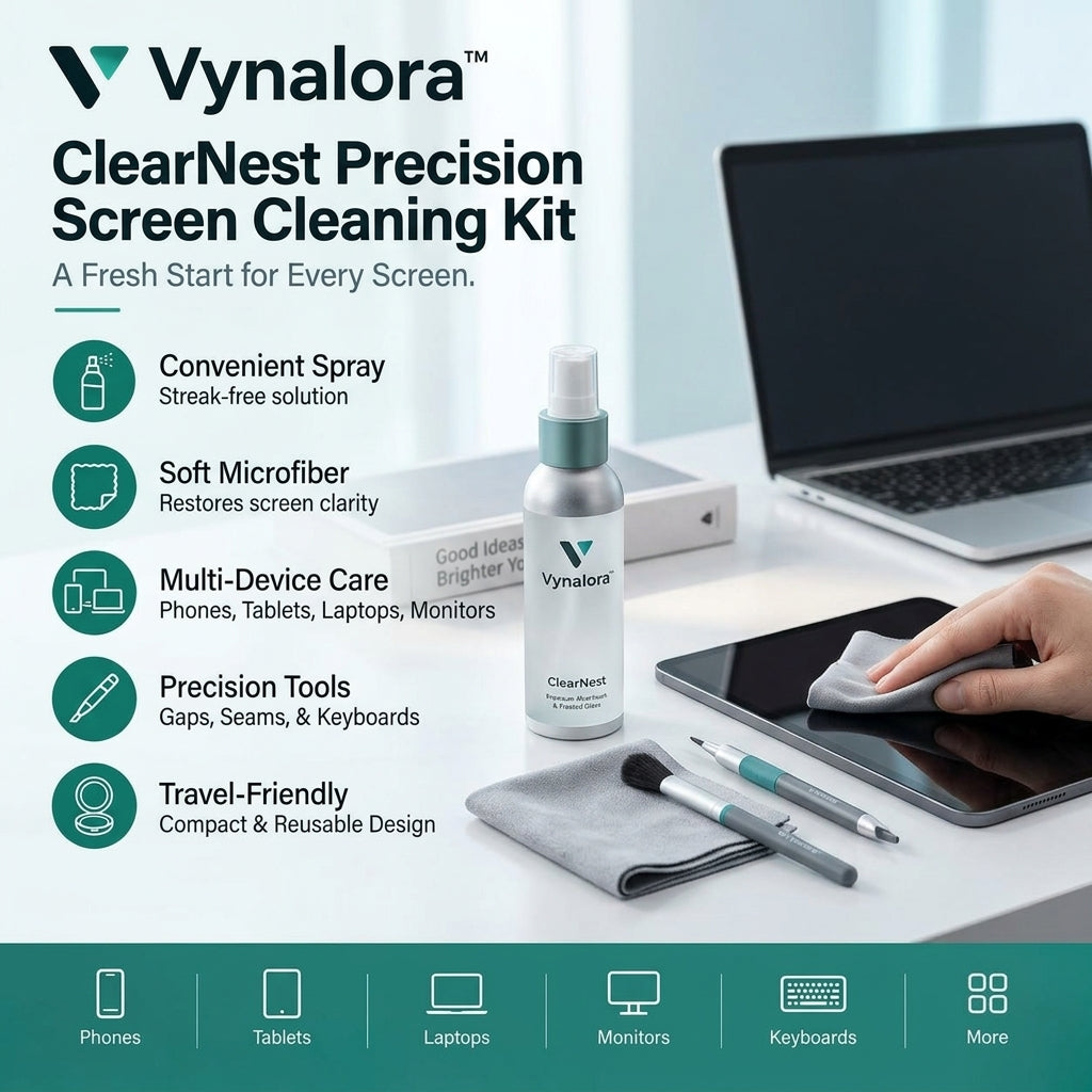 Vynalora™ ClearNest Precision Screen Cleaning Kit